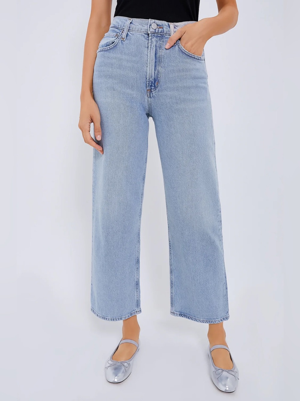 Agolde Groove High Rise Wide Leg Ren Jean